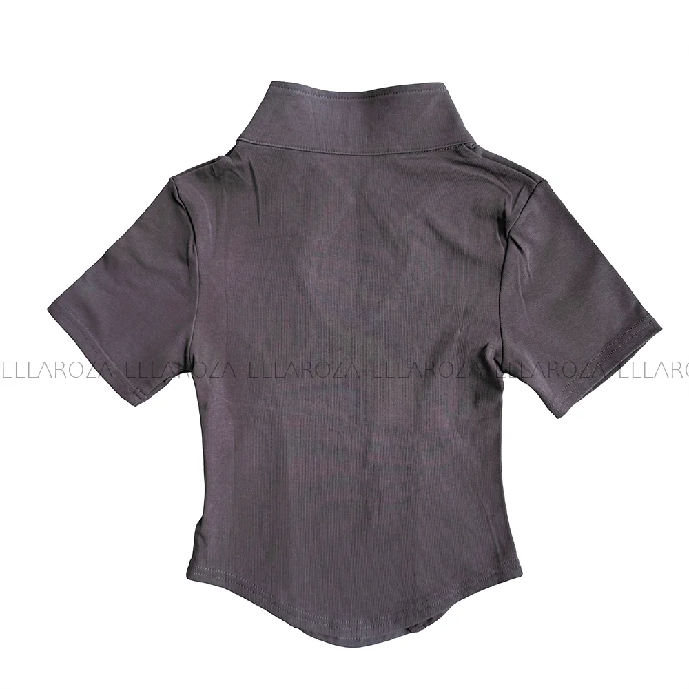 کراپ استین کوتاه رز - تصویر 2